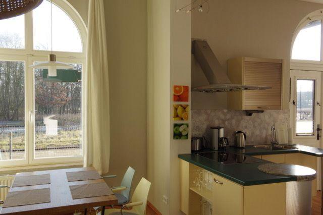Ferienwohnung Urlaubsbahnhof - Stellwerk Lauterbach  Exterior foto
